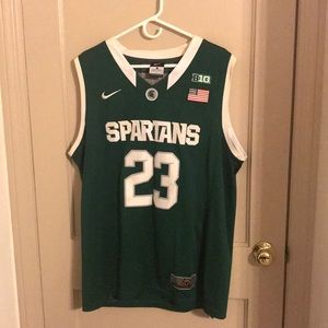 Men’s L Nike Draymond Green Michigan St Jersey